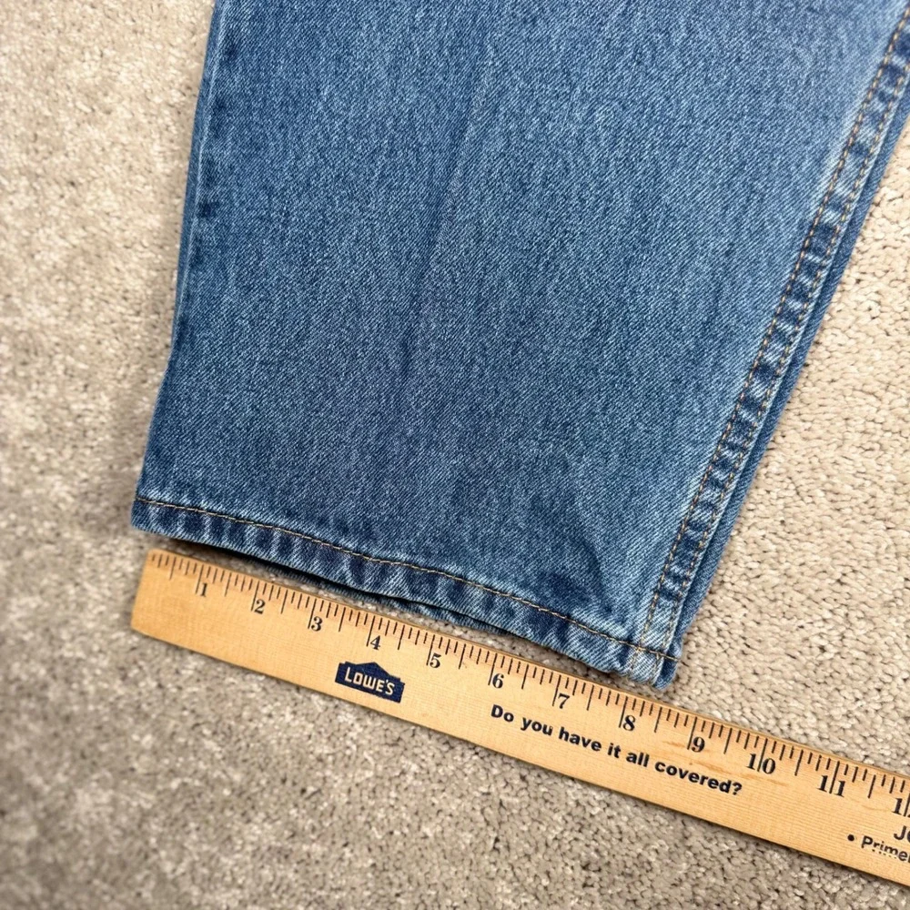Levis 550 Relaxed Fit Tapered Leg Jeans Mens 44x30 Blue Denim Medium Wash